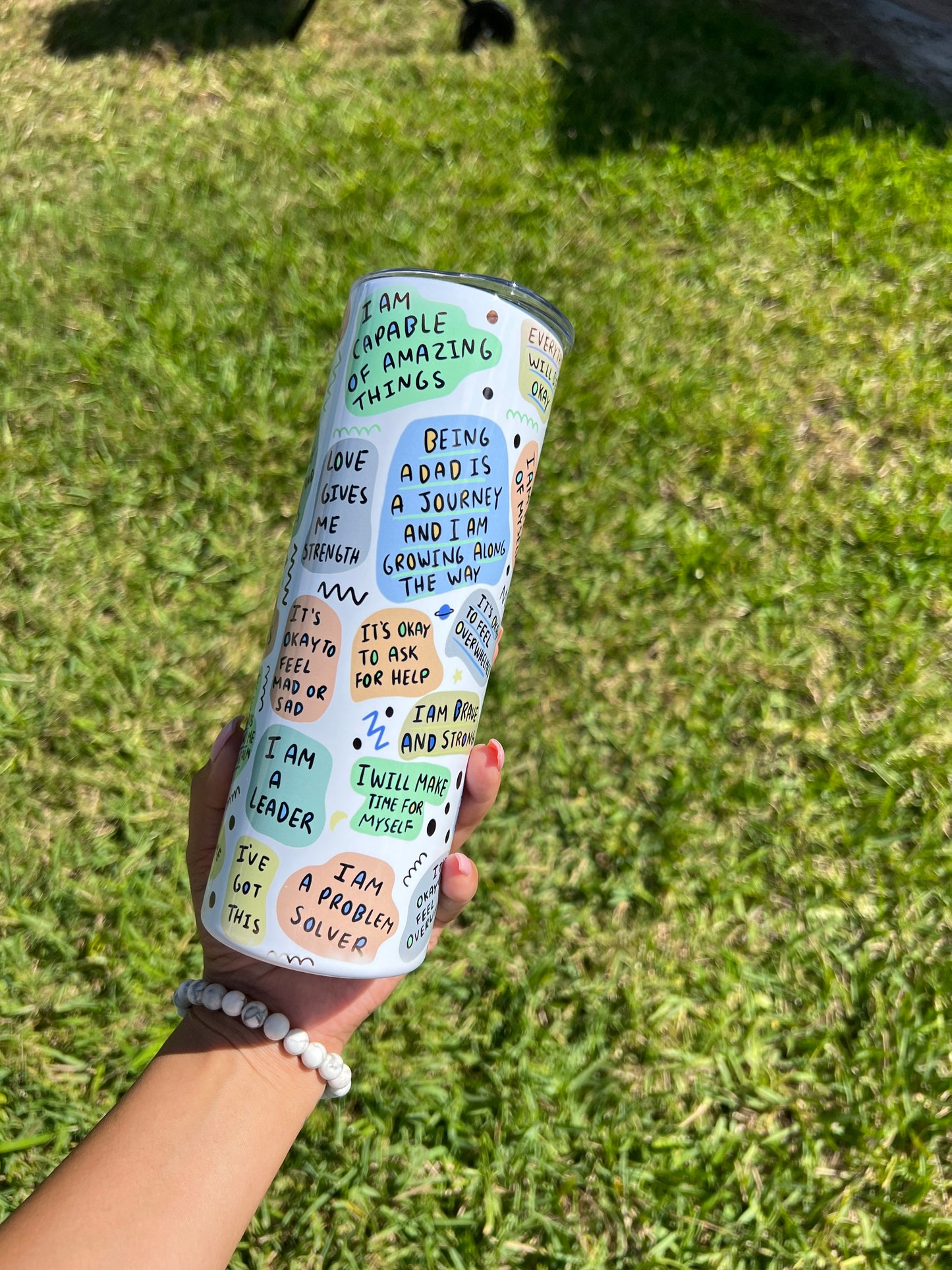 Dad Daily Affirmation Tumbler